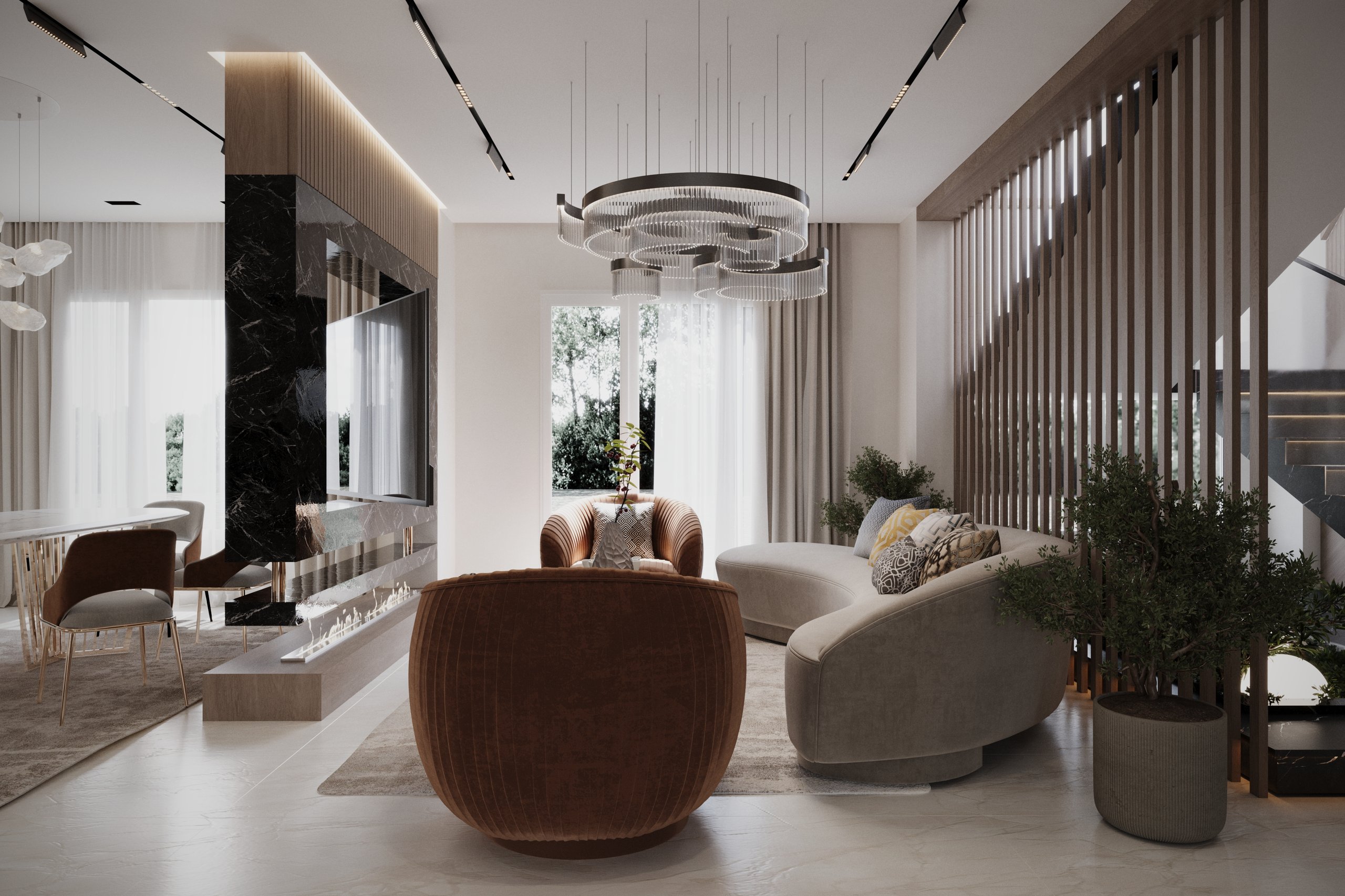 Sculpted Serenity Interior